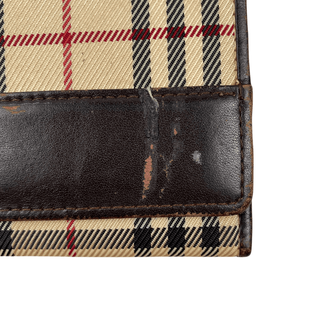 Burberry Canvas Monogram Wallet