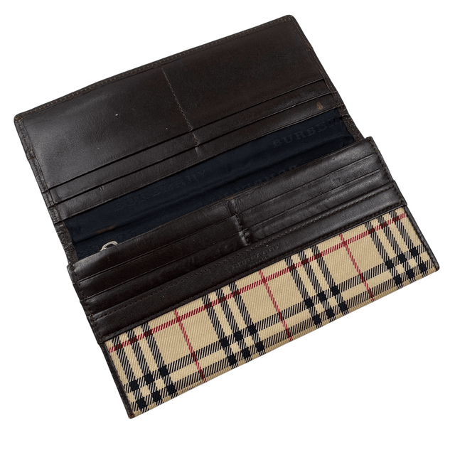 Burberry Canvas Monogram Wallet