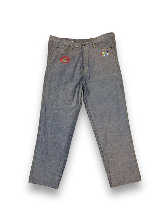 Evisu Flower Classic Baggy Jeans